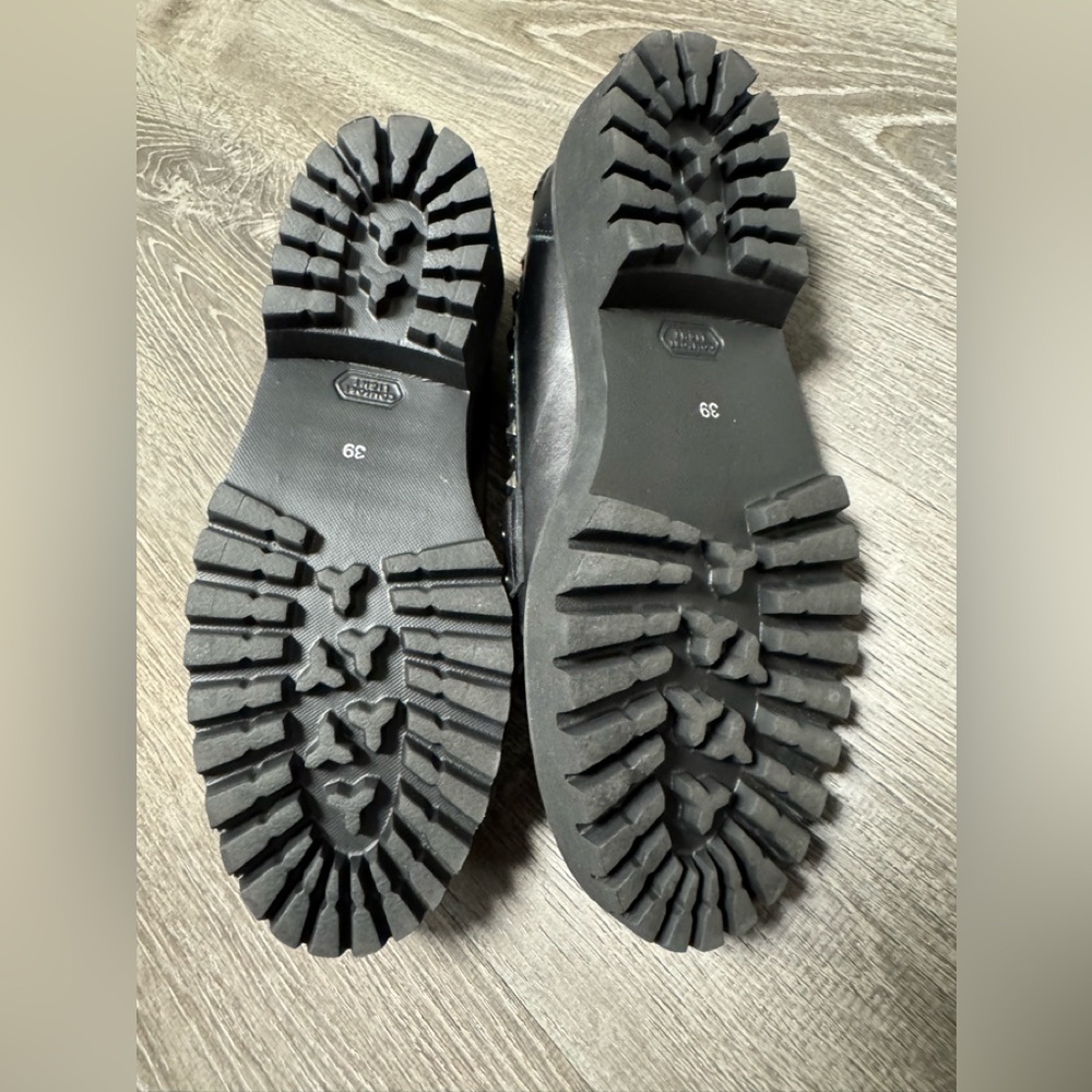 Anthropologie Jon Josef Gabby Loafers Platform Studded Sz 39 (Eur) / 9 US. EUC! - Picture 11 of 15